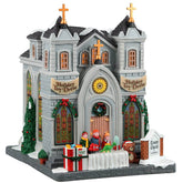 Lemax Caddington Village Lighted Buildings Lemax Trinity Church Of Caddington
